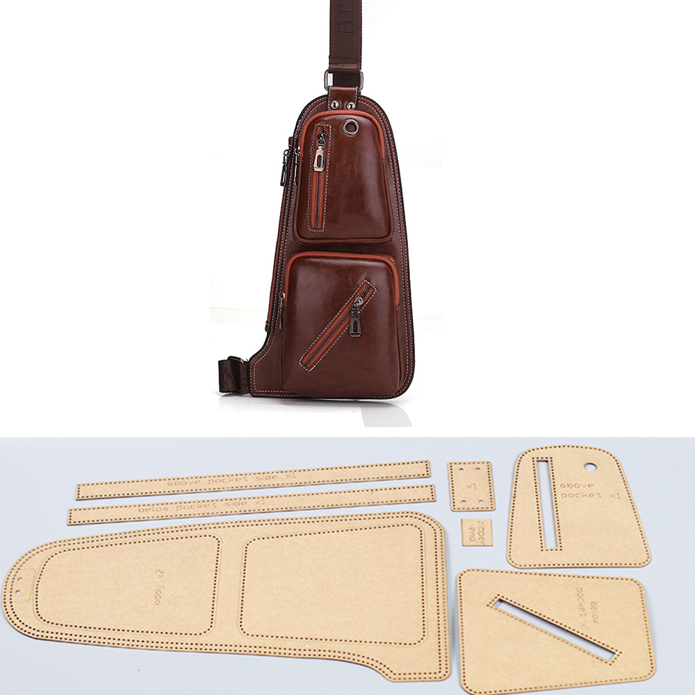 Leatherwork Templates - Modello di fustellatura per borsa da