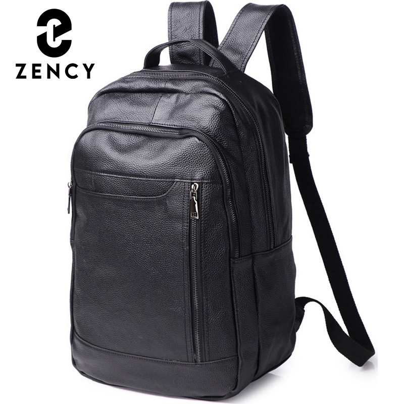 Leather Work Rucksack - Zency Zaino morbido in vera pelle,