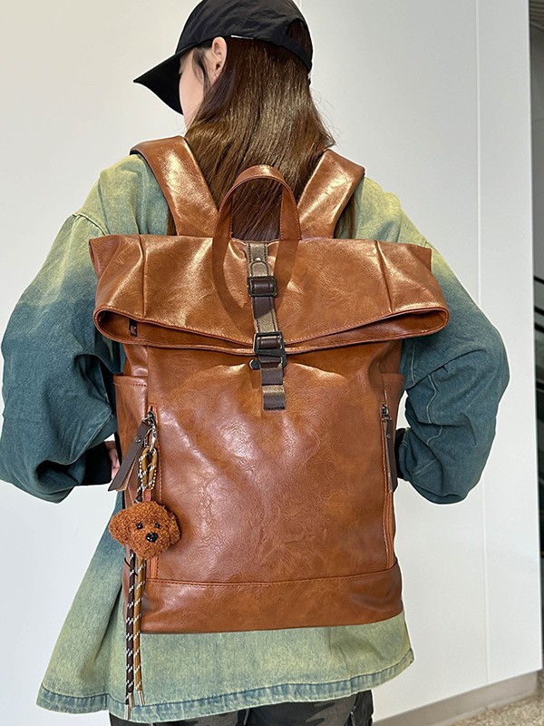 Zaino Vintage Europeo American - Leather Work Rucksack recensione e prezzo