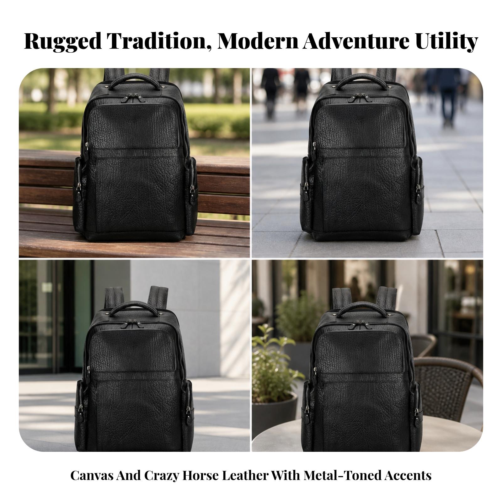 Zaino da viaggio in pelle di v - Leather Work Rucksack recensione e prezzo