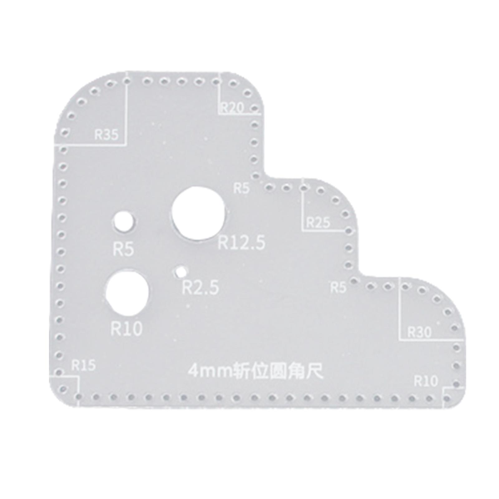 Righello Circolare in Acrilico - Leatherwork Templates recensione e prezzo