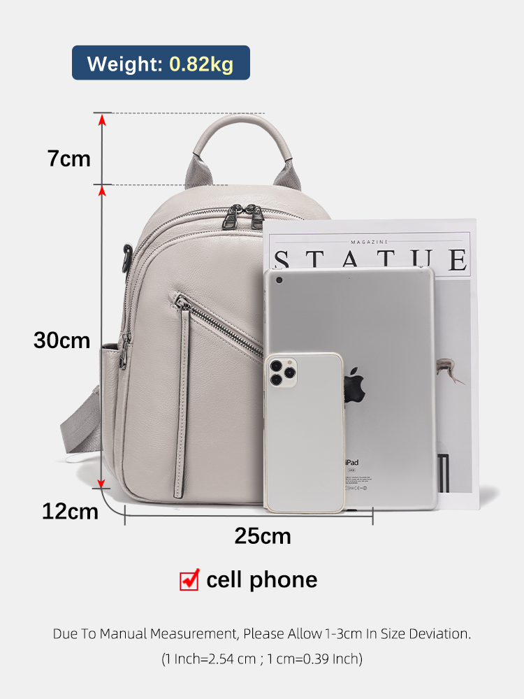 Zency Zaino da donna in vera p - Leather Work Rucksack recensione e prezzo