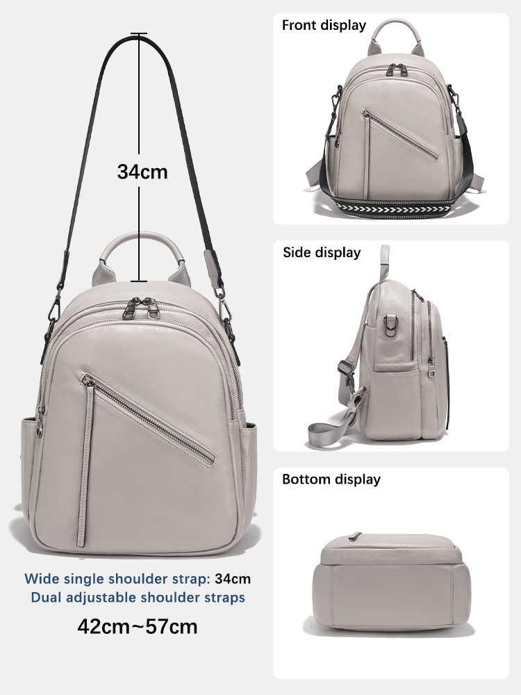 Zency Zaino da donna in vera p - Leather Work Rucksack recensione e prezzo