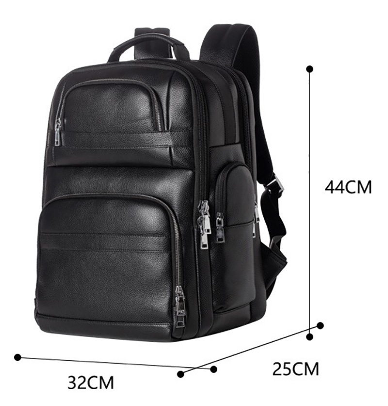 Luufan zaino in vera pelle con - Leather Work Rucksack recensione e prezzo