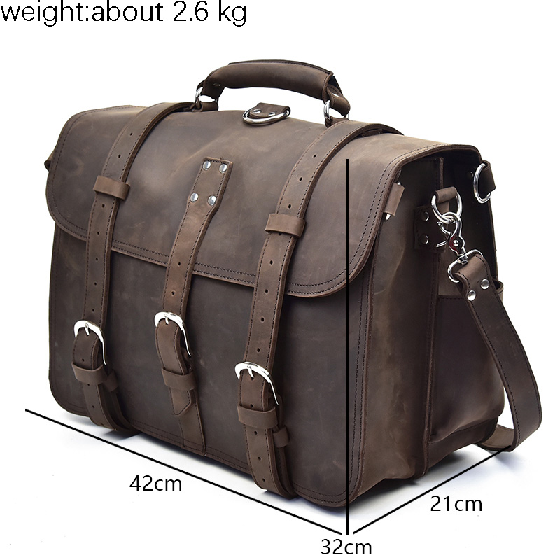 Zaino per Laptop da uomo in pe - Leather Work Rucksack recensione e prezzo