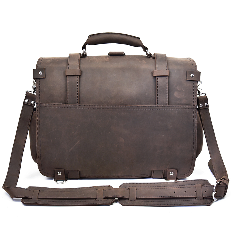 Zaino per Laptop da uomo in pe - Leather Work Rucksack recensione e prezzo